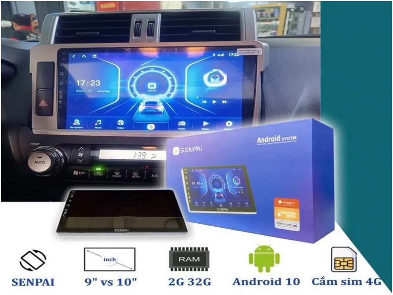 Màn hình ô tô - Giải pháp tiện nghi và những điều cần lưu ý khi lắp đặt