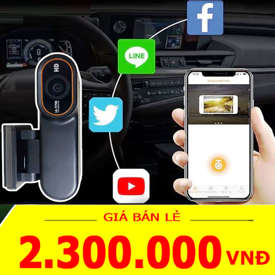 Hướng dẫn lắp đặt và sử dụng camera hành trình ô tô