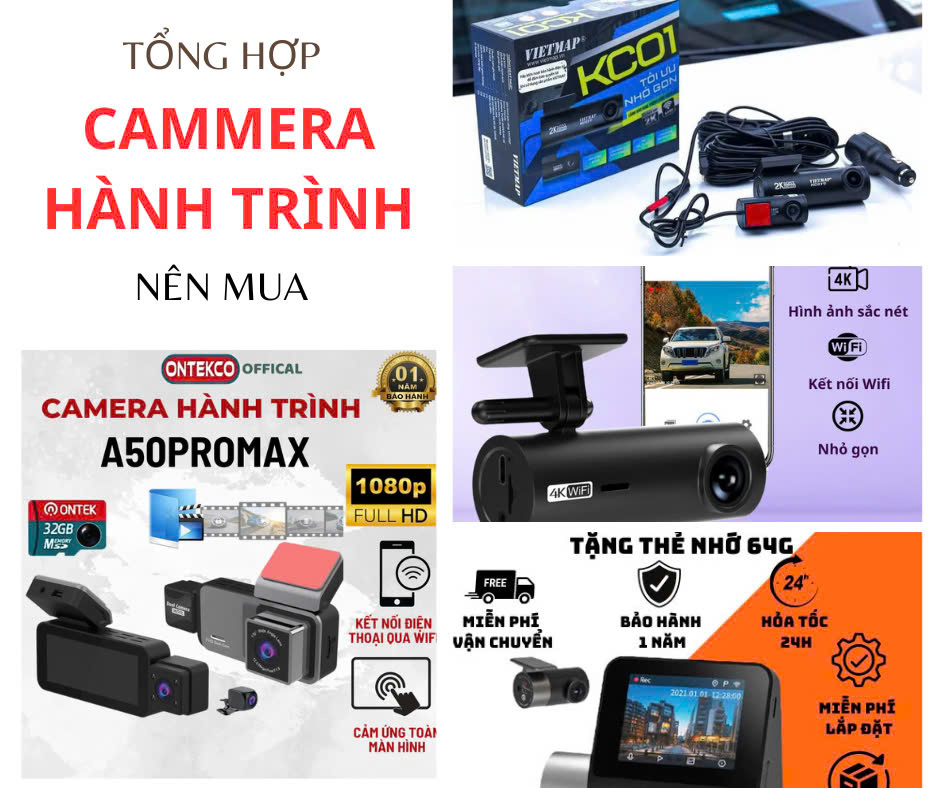 Hướng dẫn lắp đặt và sử dụng camera hành trình ô tô
